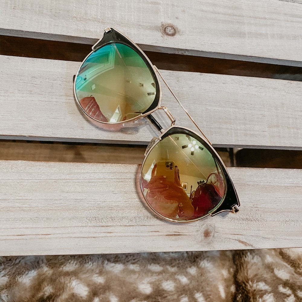 Lucky Brand multicolored lens sunglasses